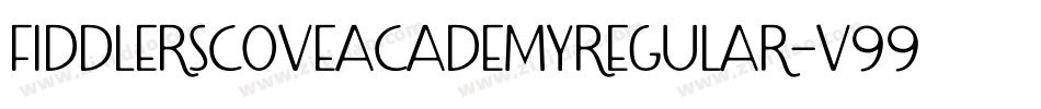 FiddlersCoveAcademyRegular-v99M字体转换
