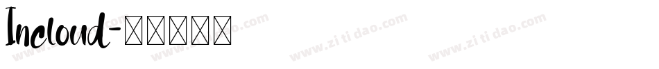 Incloud字体转换