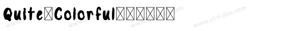 Quite-Colorful字体转换
