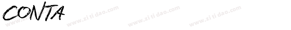 CONTA字体转换