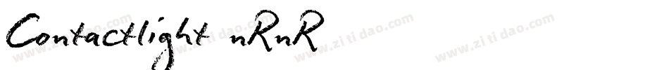 Contactlight-nRnR字体转换