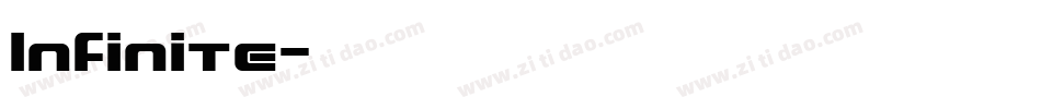 Infinite字体转换