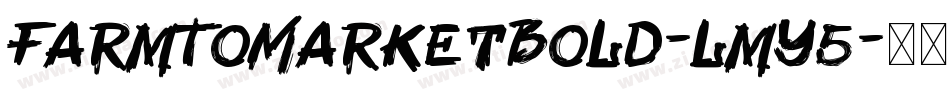 FarmToMarketBold-lmY5字体转换