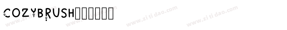 COZYBRUSH字体转换