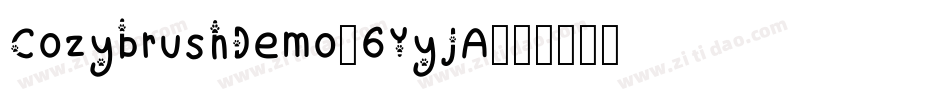 CozybrushDemo-6YyJA字体转换