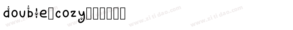 double-cozy字体转换