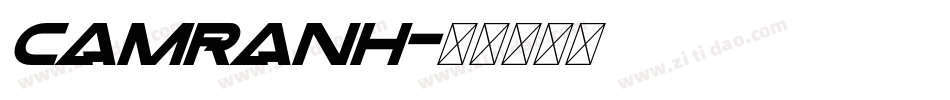 CAMRANH字体转换