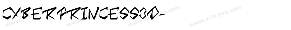 CyberPrincess3D字体转换