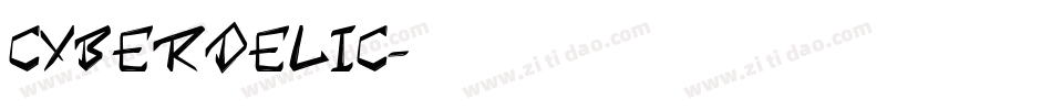 Cyberdelic字体转换