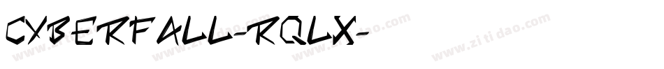 Cyberfall-rqlx字体转换