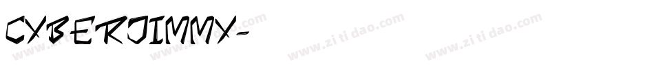 Cyberjimmy字体转换