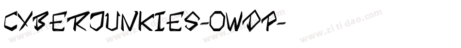 Cyberjunkies-0wDP字体转换