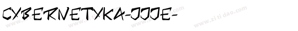 Cybernetyka-JJjE字体转换