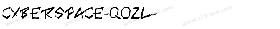 Cyberspace-q0zl字体转换