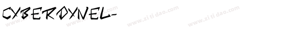 cyberdynel字体转换