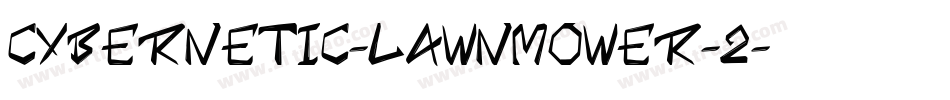 cybernetic-lawnmower-2字体转换