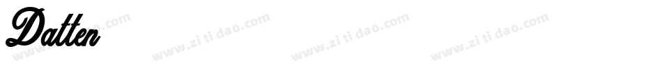 Datten字体转换