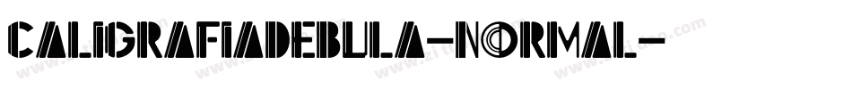 CaligrafiaDeBula-Normal字体转换