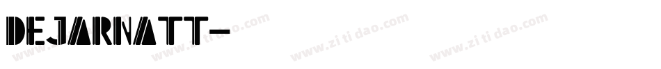 DeJarnatt字体转换