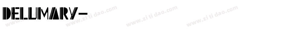 DeLumary字体转换