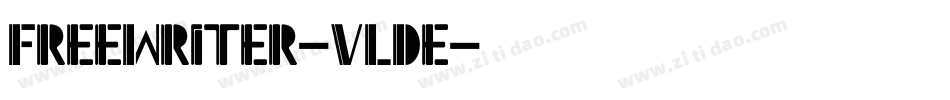 FreeWriter-VLDe字体转换