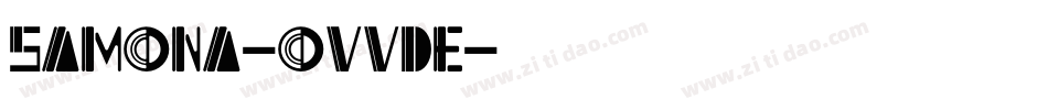 Samona-OVVDe字体转换