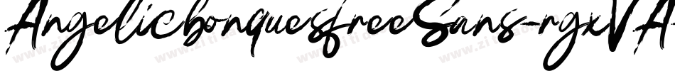 AngelicbonquesfreeSans-rgxVA字体转换