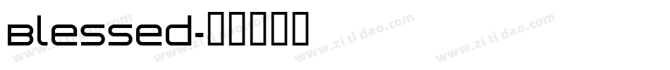 Blessed字体转换