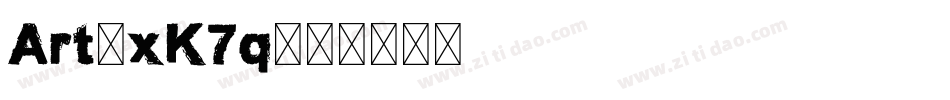 Art-xK7q字体转换