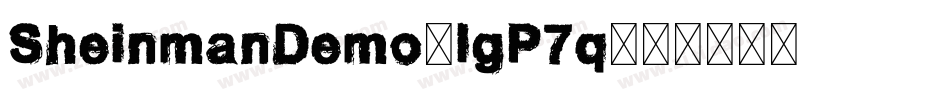 SheinmanDemo-lgP7q字体转换