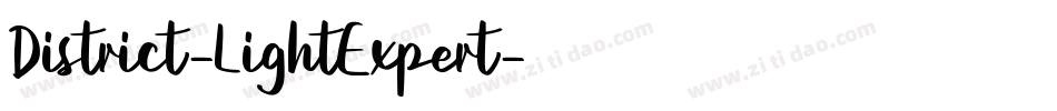 District-LightExpert字体转换