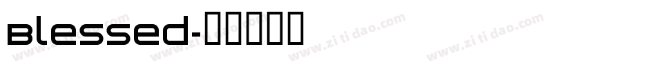 Blessed字体转换