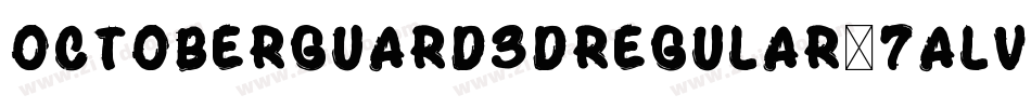 OctoberGuard3DRegular-7alV字体转换