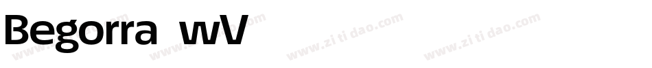 Begorra-wV73字体转换