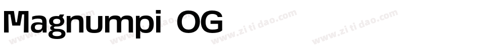 Magnumpi-OG73字体转换