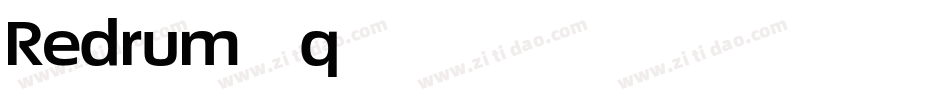 Redrum-3q73字体转换