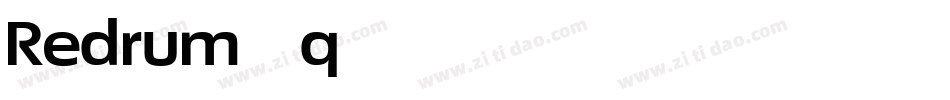 Redrum-3q73字体转换