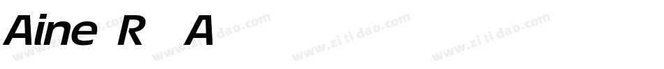 Aine-R74A字体转换