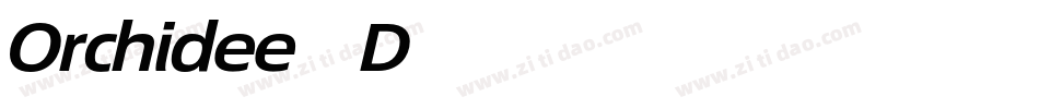 Orchidee-1D74字体转换