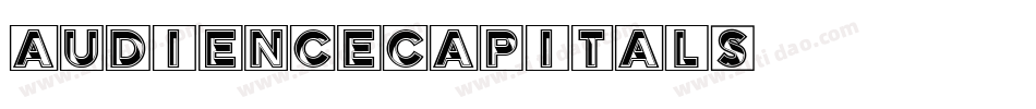 AudienceCapitals字体转换