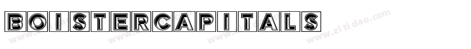 BoisterCapitals字体转换