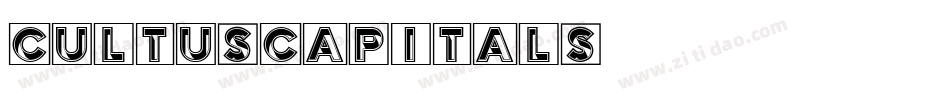 CultusCapitals字体转换