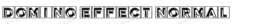 Domino-Effect-Normal字体转换