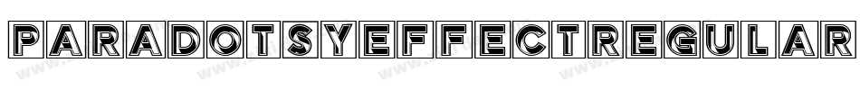 ParadotsyEffectRegular-RZZE字体转换
