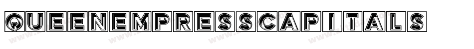QueenEmpressCapitals字体转换