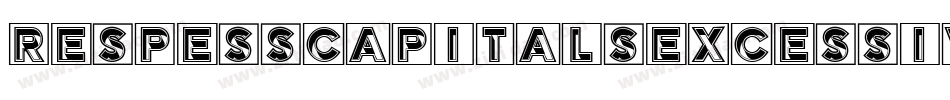 RespessCapitalsExcessive-9K12字体转换