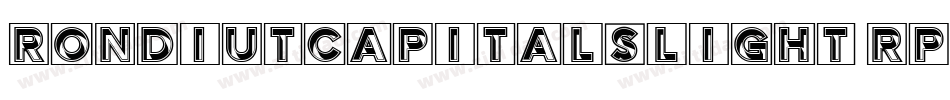 RondiutCapitalsLight-rPnO字体转换
