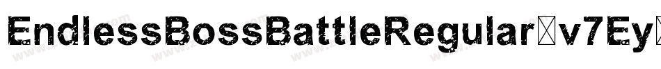 EndlessBossBattleRegular-v7Ey字体转换
