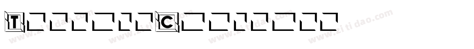 TrefoilCapitals字体转换