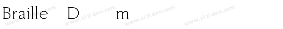 Braille3D-9m45字体转换